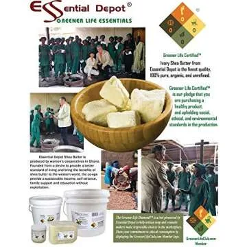 Organic Unrefined Shea Butter - Essential Depot - 2 lbs