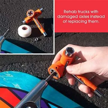 Reflex Skate Tool - Multi-Function Portable Tool Accessory for a Skateboard, Longboard, and Roller Skates