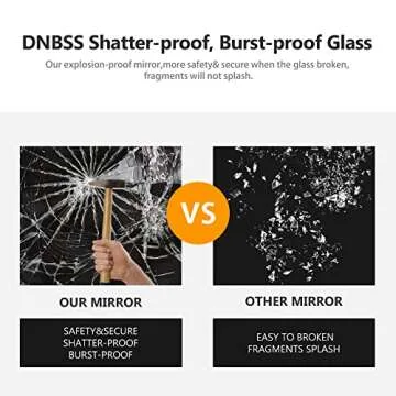 Black Metal Framed Bathroom Mirror for Wall, 24x32 Inch Rounded Rectangle Mirror, Farmhouse Vanity Mirror with Tempered Glass, Anti-Rust, Modern Decor, Horizontally or Vertically Hanging (Matte Black)