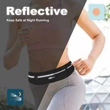 GUZACK Slim Running Belt for Phone 6.8'' - Ultra Light & Waterproof