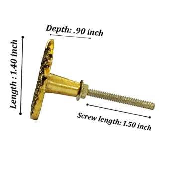 Vintage Metal Pineapple Knobs Set for Home Decor