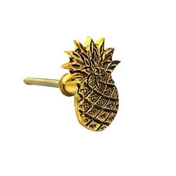 Vintage Metal Pineapple Knobs Set for Home Decor