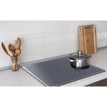 Silicone Stove Top Cover & Mat - Gray 27.75"x19.75"
