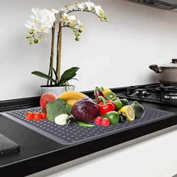 Silicone Stove Top Cover & Mat - Gray 27.75"x19.75"