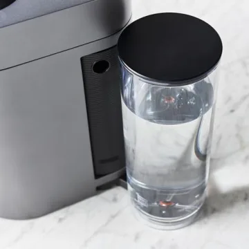 Nespresso VertuoPlus Deluxe Coffee and Espresso Machine Bundle with Aeroccino Milk Frother by De'Longhi, Black