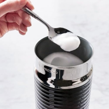 Nespresso VertuoPlus Deluxe Coffee and Espresso Machine Bundle with Aeroccino Milk Frother by De'Longhi, Black