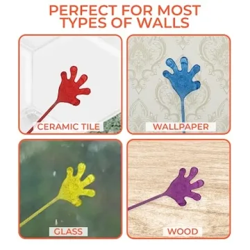 MARWILLS 20 Pcs Sticky Hands for Kids Fun and Favors