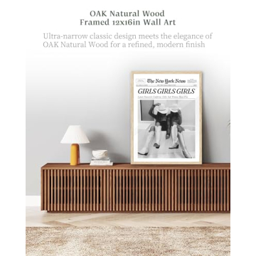 Trendy Cowgirl Newspaper Wall Art for Home Décor