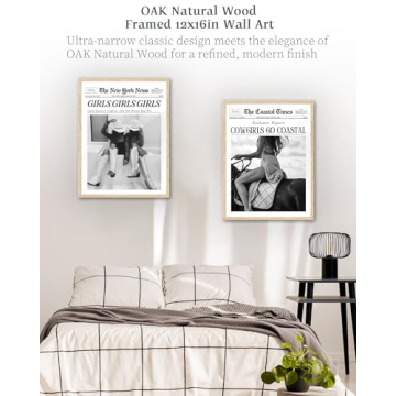 Trendy Cowgirl Newspaper Wall Art for Home Décor
