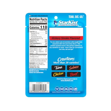 StarKist Hickory Smoked Tuna Pouches High Protein Gluten-Free
