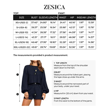 ZESICA Women's Casual Knit Sweatsuit - Chic & Cozy