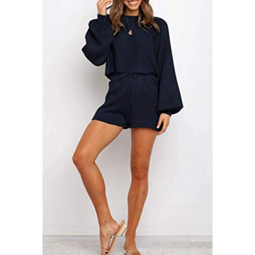 ZESICA Women's Casual Knit Sweatsuit - Chic & Cozy