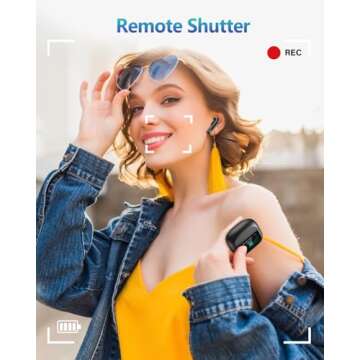 Revolutionary Touchscreen Wireless Earbuds with ANC