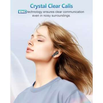 Revolutionary Touchscreen Wireless Earbuds with ANC