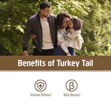 OM MUSHROOM SUPERFOOD Turkey Tail Organic Mushroom Powder Pouch, 7.05 Ounce, 100 Servings, Immune Support, Polysacchrides, Beta-Glucans, Gut Health & Holistic Defense Mushroom Supplement