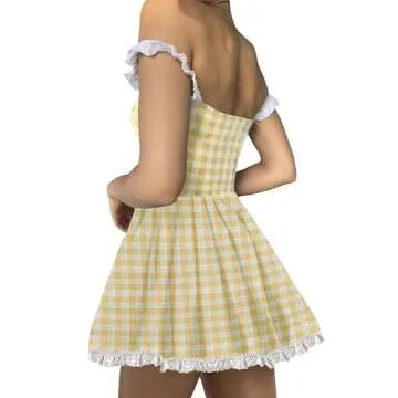 Chic Y2K Lace Trim Mini Dress for Every Occasion