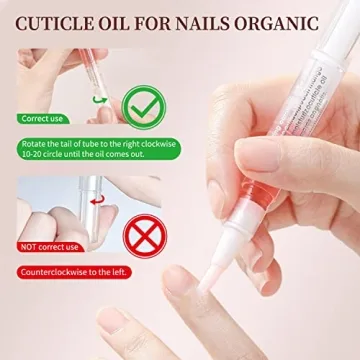 SULLMAR 6Pcs Nail Cuticle Oils for Ultimate Nail Care