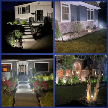 Solar Powered Outdoor Lights - Waterproof 4 Pack