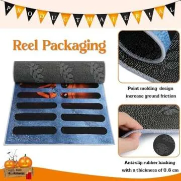 Sioiyarb 3D Illusion Clown Halloween Doormat for Home