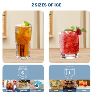 Compact Portable Ice Maker Machine for Fast Ice Production