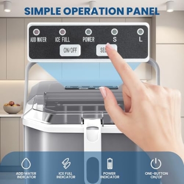 Compact Portable Ice Maker Machine for Fast Ice Production