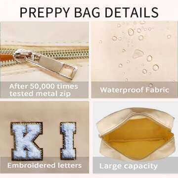 CpravhLics Stylish Portable Makeup Bag - Perfect Gift!