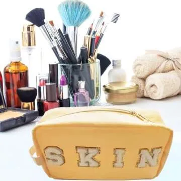 CpravhLics Stylish Portable Makeup Bag - Perfect Gift!