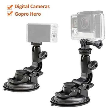 Heavy Duty Camera Car Windshield Mount for All Cameras