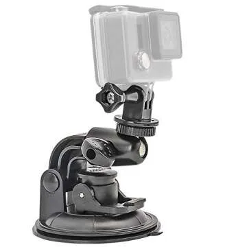 Heavy Duty Camera Car Windshield Mount for All Cameras