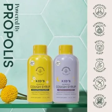 Kids Propolis Cough Syrup with Elderberry for Nighttime Health
