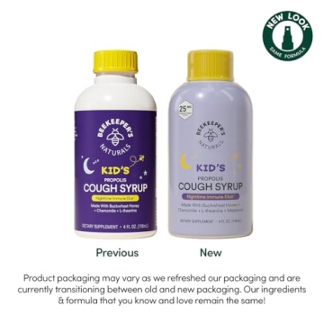 Kids Propolis Cough Syrup with Elderberry for Nighttime Health