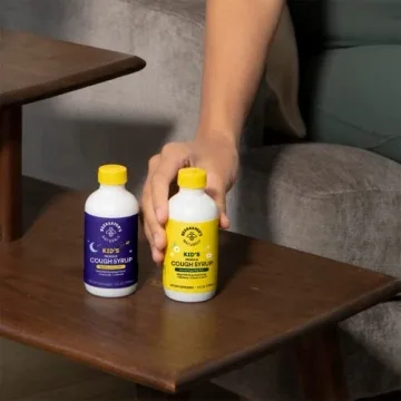 Kids Propolis Cough Syrup with Elderberry for Nighttime Health