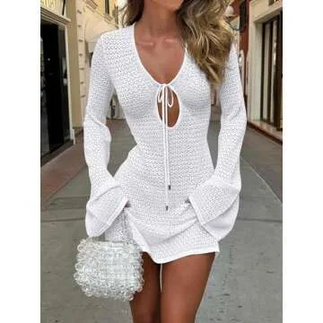 ANRABESS Women's Crochet Swim Cover Up for Summer Fun
