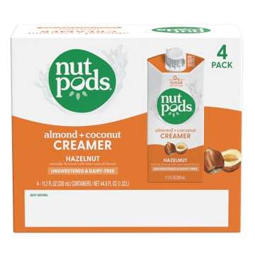 Nutpods Hazelnut Creamer - Dairy-Free, Sugar-Free Delight