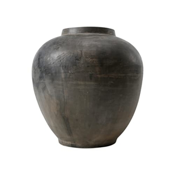 Artissance Apple-Shaped Pot - Large 12.6 Inch Gray Pot