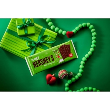 HERSHEY'S Grinch Milk Chocolate Christmas Bars - 6 Count