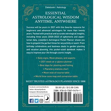 Astrological Pocket Planner 2021 for Astrologers and Enthusiasts