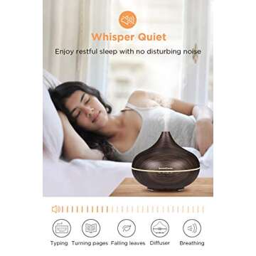 InnoGear 500ml Aroma Diffuser with Color Changing Lights