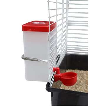 RentACoop 64oz(2L) Automatic Drinker - BPA-Free Waterer with Auto-Fill Cup - Suitable for Chicks, Qu...