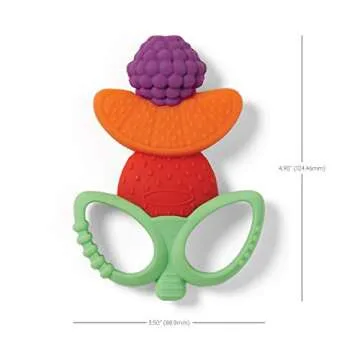 Infantino Lil' Nibbles Teether for Baby Sensory Play and Relief