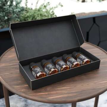 AirScent Holiday Diffuser Oil Gift Set for Festive Aromas