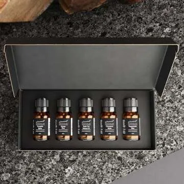 AirScent Holiday Diffuser Oil Gift Set for Festive Aromas