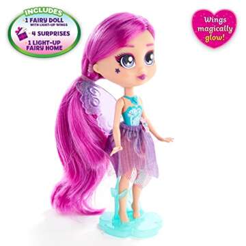 Bright Fairy Friends BFF Doll with Night Light & Multi-Colored Fairy Lights | Collectible Dolls for ...