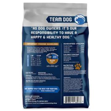 Team Dog Essential Blend Chicken & Sweet Potato | Sensitive Stomach Dog Food Small Breed & Large Bre...
