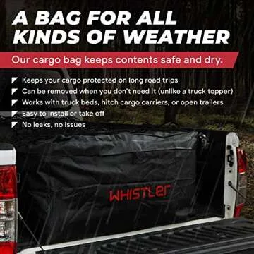 WHISTLER 100% Waterproof Truck Cargo Bag with Net