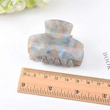 Xiwstar Colorful Acrylic Hair Claw Clips for Women