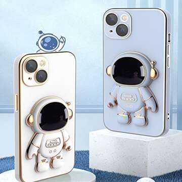 GAXLAKO Astronaut Hidden Stand Case for iPhone