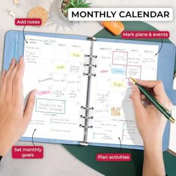 Clever Fox Weekly Planner Binder – Goal Setting Planner for Time Management & Weekly Tasks – Work & Life Organizer with To Do List & Habit Tracker – Undated, 7″ x 9″ Hardcover (Periwinkle)
