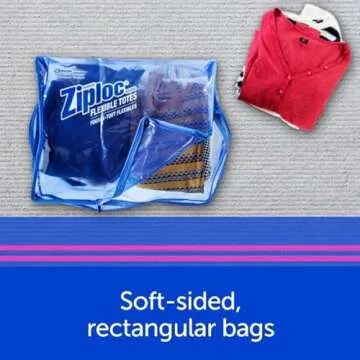 Ziploc Flexible Totes Jumbo Bags for Easy Storage