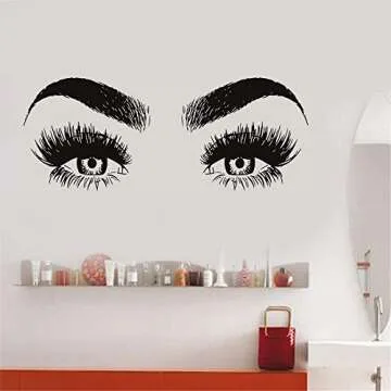 Lash Decor Wall Stickers – Perfect for Beauty Salons